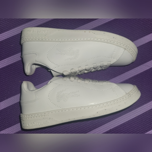 White Lacoste Sneakers - Picture 4 of 5